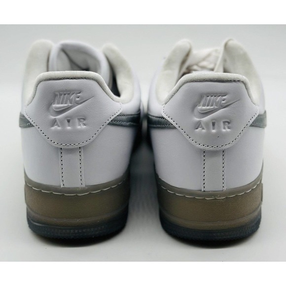 NEW Nike Air Force 1 '07 PRM Low AF1 Silver White DX3945-100 - Picture 4 of 7